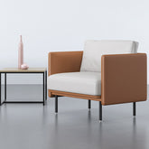 現代商務辦公室組合皮質梳化 Modern Office Combination Leather Sofa 香港辦公室傢俬及設計工程中心 Branding Works Furniture & Office Design